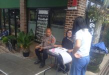 KANIT BINMAS POLSEK KRAMATMULYA RUTIN PATROLI WILAYAH AJAK WARGA JAGA KEAMANAN LINGKUNGAN MELALUI SAMBANG HUMANIS