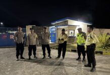 Menembus Keheningan Malam, Kapolsek Mandirancan Gandeng Satpam PT Suja Tangkal Kejahatan