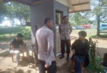 Demi Kenyamanan Pengunjung Aparat Polsek Mandirancan Laksanakan Sambang Kamtibmas di Objek Wisata Buper Trijaya