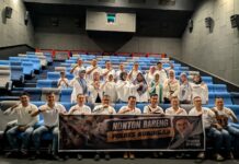 Melalui Film “TANAH RUNTUH”, Kobarkan Semangat Bhayangkara, Polsek Mandirancan Teladani Nilai Perdamaian