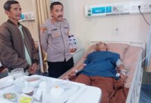 Detik-Detik Menegangkan Pembengkakan Jantung, Jajaran Pimpinan Polsek Mandirancan Berdiri Teguh di Samping Ranjang Bhabinkamtibmas
