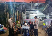 Patroli KRYD Polsek Pancalang Perkuat Pengamanan Wilayah, Geng Motor, C3, dan Gangguan Kamtibmas Melalui Strong Point serta Sambang Warga di Desa Patalagan
