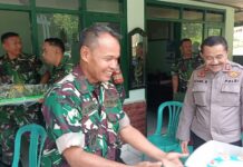 Strategi Penguatan Harkamtibmas Kewilayahan, Kapolsek Mandirancan Jalin Silaturahmi Strategis dengan Koramil 1514 Pancalang
