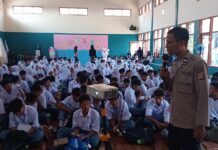 Bentengi Pelajar dari Bahaya Geng Motor, Kanit Binmas Polsek Mandirancan Bentuk Karakter Unggul Siswa Baru SMK Budi Bhakti