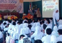 Ikhtiar Penyelamatan Generasi Emas, Kanit Binmas Polsek Mandirancan Cetak Siswa SMK Budi Bhakti Menjadi Pelopor Jalan Raya