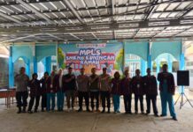 Kapolsek Pancalang Bersama Kanit Binmas Berikan Edukasi Kamtibmas kepada Siswa Baru SMKN 6 Kuningan dalam Kegiatan MPLS, Tekankan Pencegahan Bullying, Tawuran, Narkoba, dan Keselamatan Berlalu Lintas