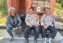 Polsek Kramatmulya laksanakan Patroli Siang, Antisipasi C3 dan Gangguan Kamtibmas Sambangi Objek Wisata Sawah lope Desa Cikaso