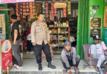 BHABINKAMTIBMAS DESA PAJAMBON SAMBANGI PEMUDA AJAK WUJUDKAN SITUASI KAMTIBMAS DI LINGKUNGAN
