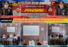 Menyatukan Asa di Balai Desa, Kapolsek Mandirancan Saksikan Lahirnya Pemimpin Baru Dusun