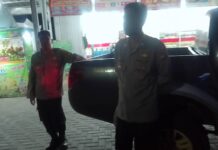 Mengawal Aktivitas Niaga Malam Tanpa Cemas, KA SPKT III Polsek Mandirancan Gelar KRYD Mobile Minimarket