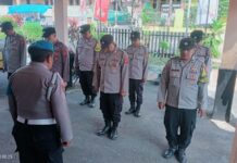 Mengawal Integritas Anggota, Kanit Propam Polsek Mandirancan Sampaikan Instruksi Tegas di Apel Pagi