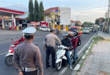 Ganggu Kenyamanan Warga, Puluhan Knalpot Brong Terjaring Razia
