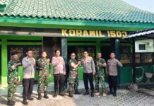 Kapolsek Ciniru Jalin Silaturahmi ke Mako Koramil 1503/Ciniru, Perkuat Sinergitas dan Solidaritas TNI–Polri