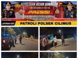 Polsek Cilimus Tingkatkan Kehadiran Polisi Demi Ciptakan Wilayah yang Kondusif