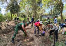 POLSEK CILIMUS HADIRI GERAKAN PEMULIHAN EKOSISTEM SERENTAK DI KAWASAN TAMAN NASIONAL GUNUNG CIREMAI