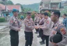 Kapolsek Ciwaru Pimpin Apel Gakdiplin Personel, Tekankan Disiplin dan Profesionalisme Anggota