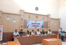 Kapolsek Ciawigebang Hadiri Pengambilan Sumpah Jabatan Kadus Pahing