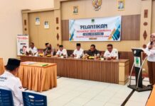 Sinergi Polri dan Pemerintah Desa, Kapolsek Hadiri Pelantikan Perangkat Desa Kadurama