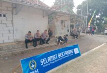 Polri Hadir untuk Masyarakat, Polsek Ciawigebang Amankan Turnamen Sepak Bola Bupati Cup 2026 di Desa Ciawilor