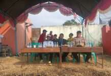 Polsek Ciawigebang Laksanakan Pengamanan Turnamen Sepak Bola Bupati Cup Tahun 2026 di Desa Ciawilor