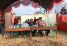 Polsek Ciawigebang Kawal Jalannya Turnamen Bupati Cup 2026 di Desa Ciawilor agar Aman dan Kondusif