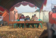 Polsek Ciawigebang Hadir Berikan Rasa Aman pada Turnamen Sepak Bola Bupati Cup 2026 di Desa Ciawilor