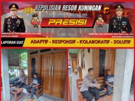 Bhabinkamtibmas Polsek Ciwaru Sambang Warga, Perkuat Kemitraan dan Sampaikan Pesan Kamtibmas