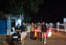 Jelang HUT ke-81 Kemerdekaan RI, Bhabinkamtibmas Polsek Ciawigebang Gencarkan Patroli KRYD Malam Hari