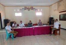 Sinergitas TNI-Polri, Bhabinkamtibmas dan Babinsa Desa Suganangan Perkuat Koordinasi Kamtibmas Bersama Perangkat Desa
