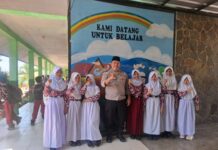 Tanamkan Karakter Positif, Bhabinkamtibmas Sosialisasikan Bahaya Bullying di SD Negeri 2 Ciomas