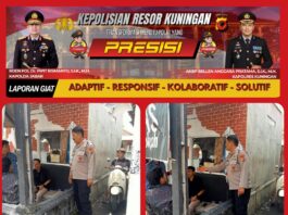 Bhabinkamtibmas Polsek Ciwaru Sampaikan Himbauan Kamtibmas kepada Warga untuk Menjaga Keamanan Lingkungan