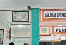 Wujudkan Polres Kuningan BAGEUR, Kapolsek Sosialisasikan Layanan Polisi 110 di Puskesmas Ciawigebang