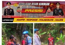 Kanit Propam Polsek Ciwaru Laksanakan Sambang, Jalin Komunikasi dan Sampaikan Imbauan Kamtibmas
