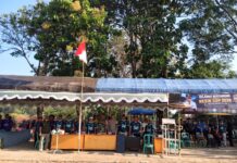 Bhabinkamtibmas Desa Muncangela Hadiri Pembukaan Turnamen Sepak Bola EIGHTFEO RESIK CUP 2026 di Desa Muncangela