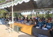 Sinergitas TNI-Polri, Anggota Polsek Ciawigebang dan Koramil Amankan Turnamen Sepak Bola EIGHTFEO RESIK CUP 2026 di Desa Muncangela