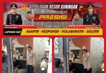 Personel Polsek Ciwaru Laksanakan Patroli Sambang, Jalin Komunikasi dengan Masyarakat