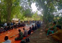 Kapolsek Ciawigebang Polres Kuningan Hadiri Nyekar Kabuyutan Rambut Sindang, Wujud Pelestarian Tradisi dan Kebersamaan Warga Desa Suganangan