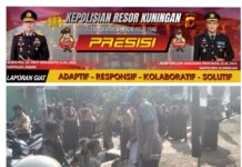 Kanit Propam Polsek Ciwaru Jalin Kedekatan dengan Masyarakat di Momen Hari Pramuka