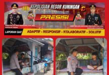 Polsek Ciwaru Perkuat Kamtibmas Melalui Sambang dan Silaturahmi ke Pos Kamling