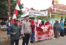 Polri Hadir di Tengah Masyarakat, Bhabinkamtibmas Amankan Pawai Sepeda Hias Meriahkan HUT ke-81 Kemerdekaan RI di Desa Sidaraja