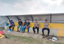 Turnamen Bupati Cup 2026, Polsek Ciawigebang Laksanakan Pengamanan Laga Ciawigebang vs Maleber