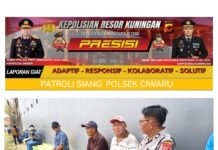 Bhabinkamtibmas Polsek Ciwaru Galang Masyarakat untuk Bersama Jaga Kamtibmas
