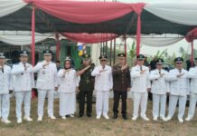 Kapolsek Ciawigebang Ikuti Upacara HUT ke-81 Kemerdekaan RI Tingkat Kecamatan Cipicung, Wujudkan Semangat Kebersamaan