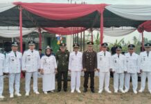 Sinergitas Forkopimcam, Kapolsek Ciawigebang Hadiri Upacara HUT ke-81 Kemerdekaan RI Tingkat Kecamatan Cipicung