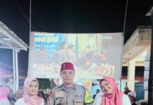 Bhabinkamtibmas Desa Kapandayan Amankan Peringatan Maulid Nabi Muhammad SAW 1448 H