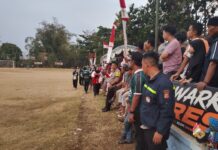 Pastikan Pertandingan Kondusif, Personel Polsek Ciawigebang Amankan Final Turnamen EIGHTFEO RESIK CUP 2026 di Muncangela