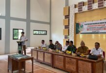 Kapolsek Ciawigebang Hadiri Pelantikan Kasi Kesejahteraan Desa Pamijahan