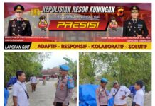 Kanit Propam Polsek Ciwaru Laksanakan Patroli Edukasi, Wujudkan Kamtibmas Kondusif