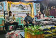 Bhabinkamtibmas Desa Kadurama Hadir Pastikan Pawai Ta’aruf Maulid Nabi di Ponpes Sabilul Huda Berjalan Aman