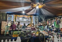 Pawai Ta’aruf Maulid Nabi di Ponpes Sabilul Huda Dikawal Bhabinkamtibmas Desa Kadurama